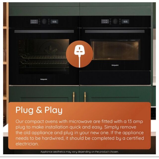 Hotpoint HO455HBUK 60cm Built In Electric Single Oven - Black