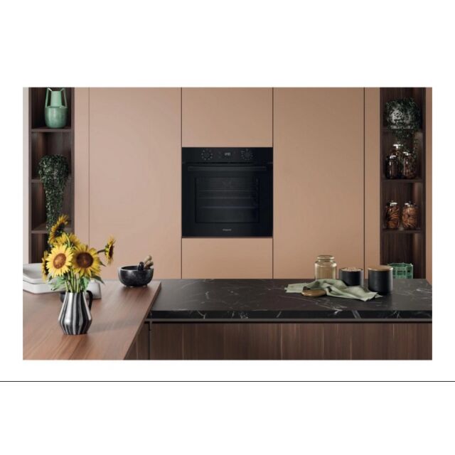 Hotpoint HO455HBUK 60cm Built In Electric Single Oven - Black