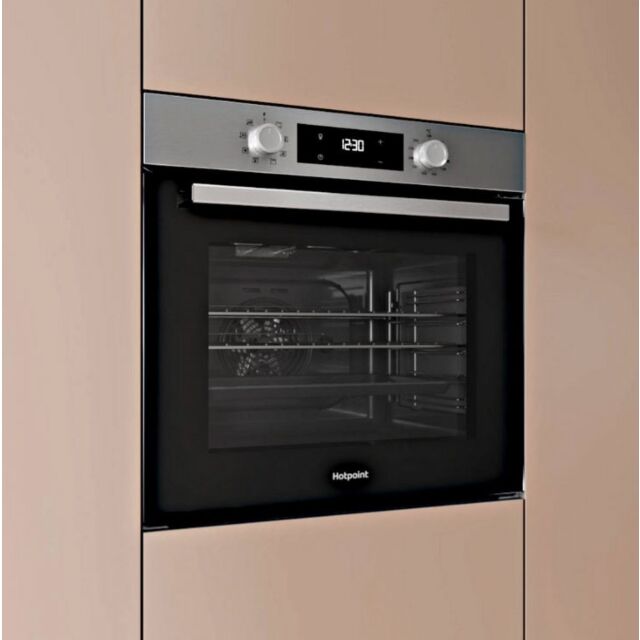 Hotpoint HOEU25CZXUK 59.5Cm Built In Electric Single Oven - Stainless Steel