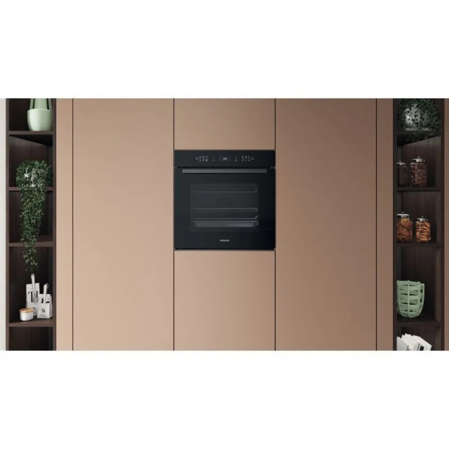 Hotpoint HOI68PT1SBUK 60Cm Built-In Single Pyrolytic Oven With Active Multiflow And Air Fry