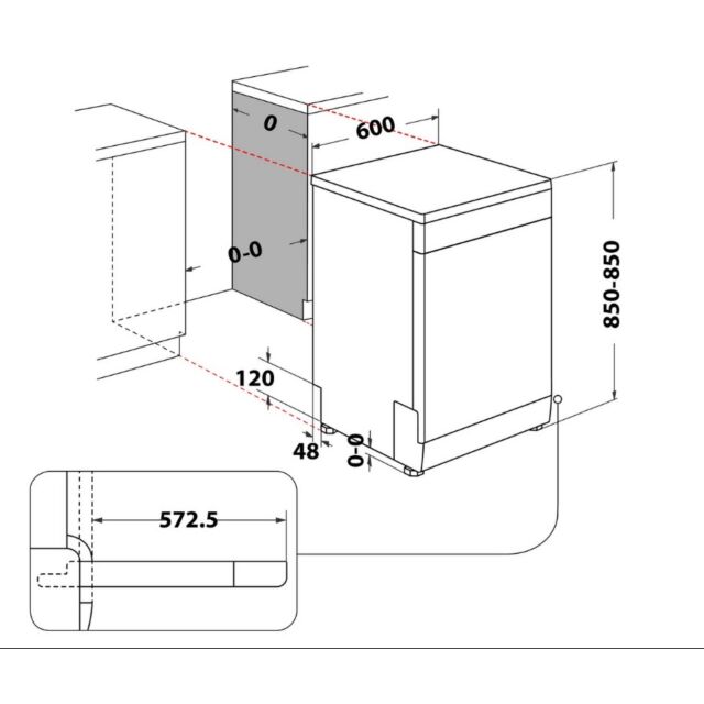 Hotpoint HP2FFC14BN6WUK Dishwasher With Activedry - White - 14 Place Settings