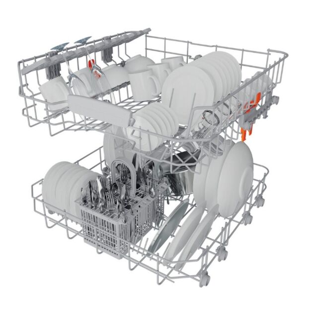 Hotpoint HP2FFC14BN6WUK Dishwasher With Activedry - White - 14 Place Settings