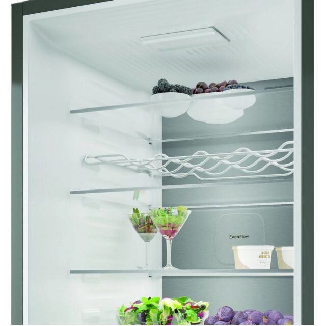 Hotpoint HPK26413XR6UKE Hpk26413xr6uke 59.5Cm 70/30 Fridge Freezer - Black Steel
