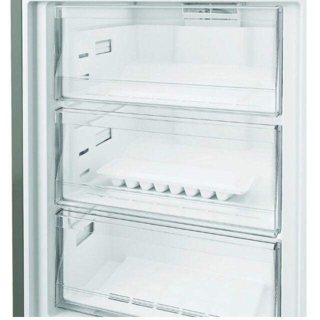 Hotpoint HPK26413XR6UKE Hpk26413xr6uke 59.5Cm 70/30 Fridge Freezer - Black Steel