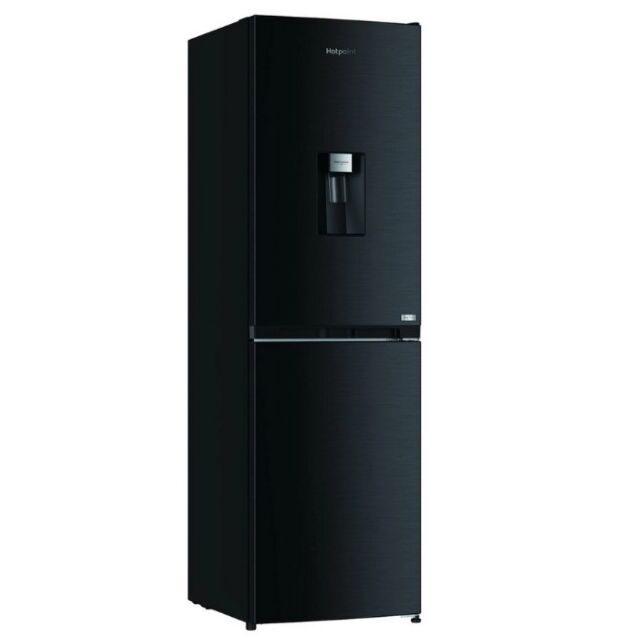 Hotpoint HPKF3241WXR4UK Hpkf3241wxr4uk 54.5Cm 50/50 Fridge Freezer - Black Steel