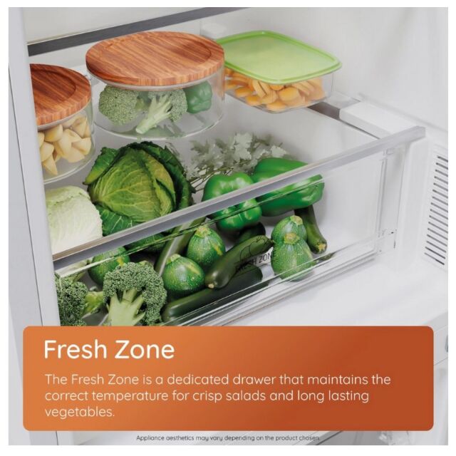 Hotpoint HPKF6353XP4UK Freestanding Dual No Frost 66.1Cm 60/40 Fridge Freezer - Pet Inox