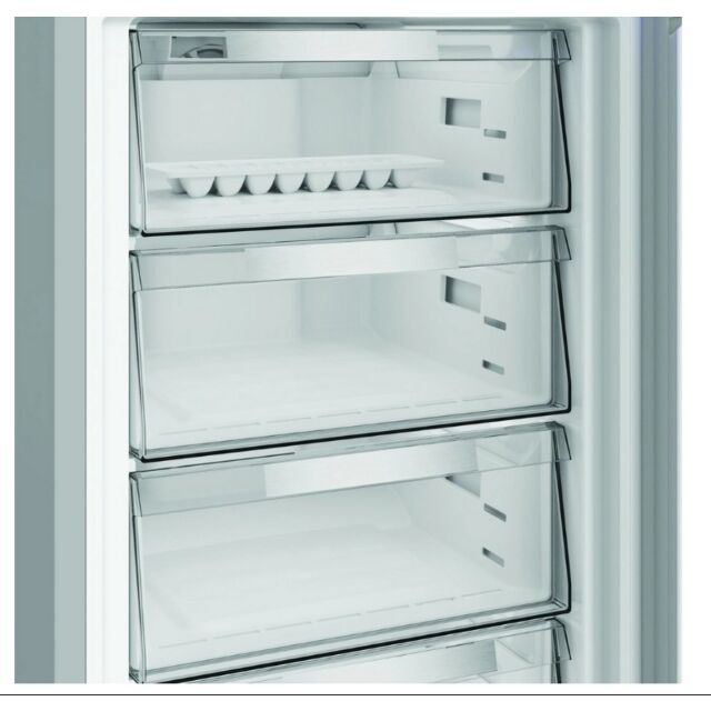 Hotpoint HPKF6353XP4UK Freestanding Dual No Frost 66.1Cm 60/40 Fridge Freezer - Pet Inox