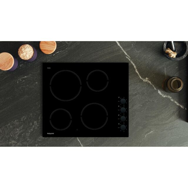 Hotpoint HR620RH Hr620rh 58Cm Ceramic Hob - Black
