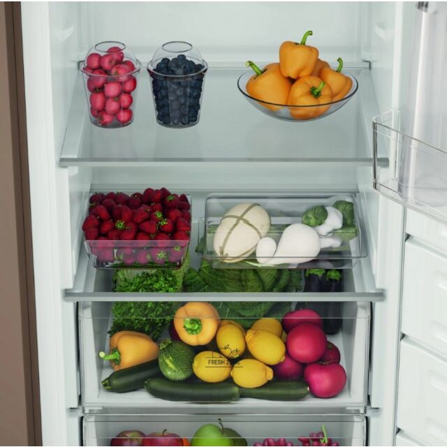 Hotpoint HTSD18A011A1 54Cm Integrated Tall Fridge With Freezer Compartment - Stainless Steel
