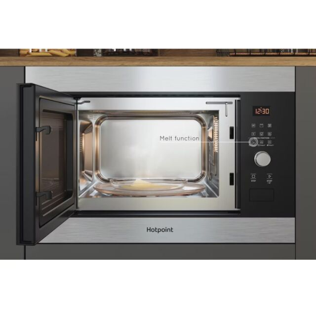 Hotpoint MF25GIXH 25Ltr Built In Microwave And Grill, 25L
