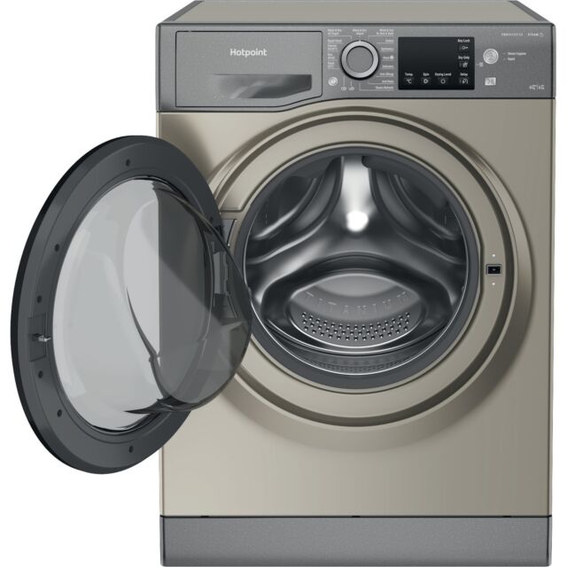 Hotpoint NDB8635gk Washer Dryer 8Kgwash 6Kg Dry- Silver
