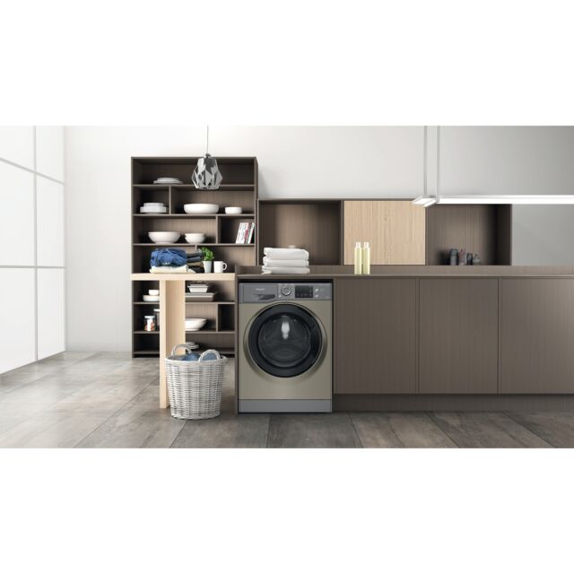 Hotpoint NDB8635gk Washer Dryer 8Kgwash 6Kg Dry- Silver