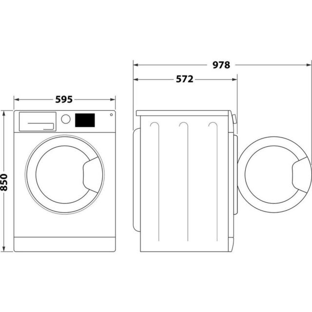 Hotpoint NSWE7469WSUK 7Kg 1400 Spin Washing Machine - White