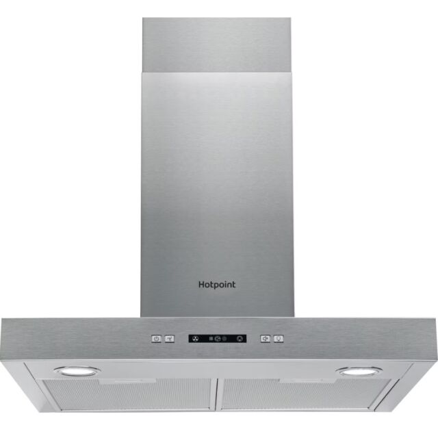 Hotpoint PHBS67FLLIX 60Cm T Bar Chimney Hood
