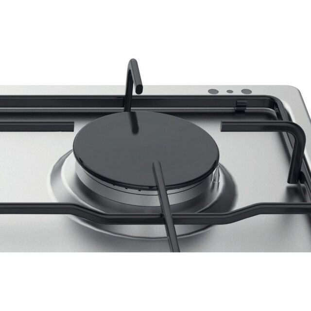 Hotpoint PPH60PFIXUK 59cm Gas Hob - Stainless Steel