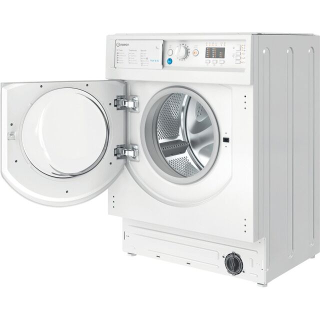 Indesit BIWMIL71252UKN 7Kg 1200 Spin Intergrated Washing Machine - White