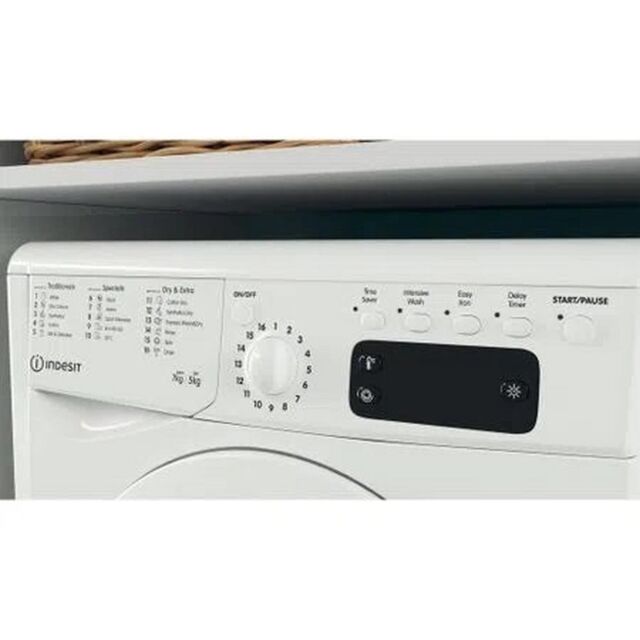 Indesit IWDD75125UKN 7Kg/5Kg 1200 Spin Washer Dryer