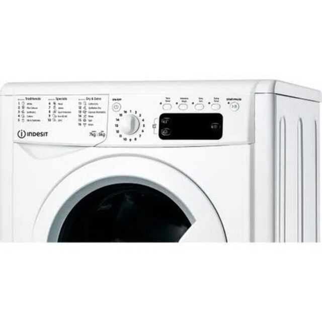 Indesit IWDD75125UKN 7Kg/5Kg 1200 Spin Washer Dryer