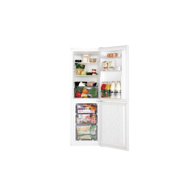 Lec TF50152W TF50152W 50cm Frost Free Fridge Freezer, 121/56 Ltrs, 4.27/1.98 CuFt, 3 Glass