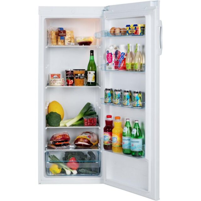 LEC TL55144W Upright Larder Fridge In White