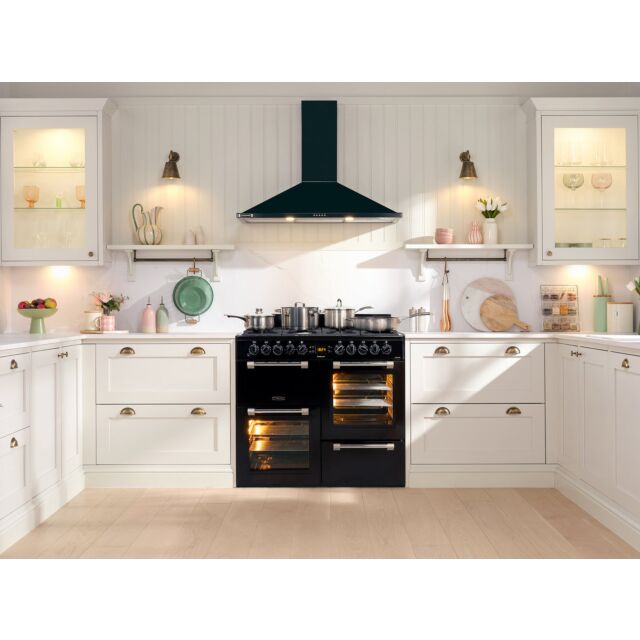 Leisure CK100F232K 100cm Dual Fuel Range Cooker with Seven Gas Burners - Black