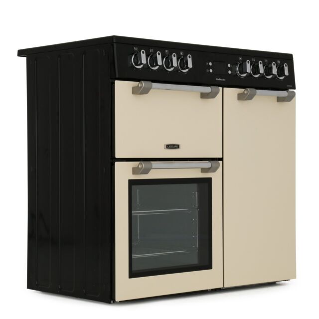 Leisure CK90C230C 90cm Electric Range Cooker with Two Ovens - Cream