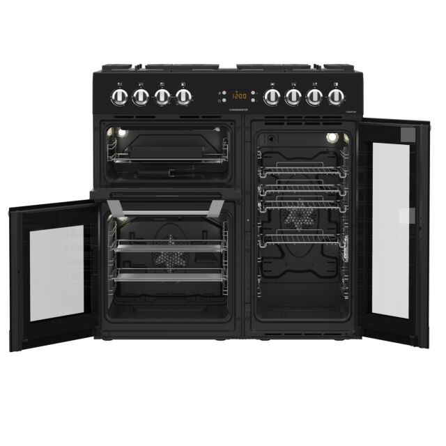 Leisure CS90F530K Black Duel Fuel Range Cooker Cuisinemaster