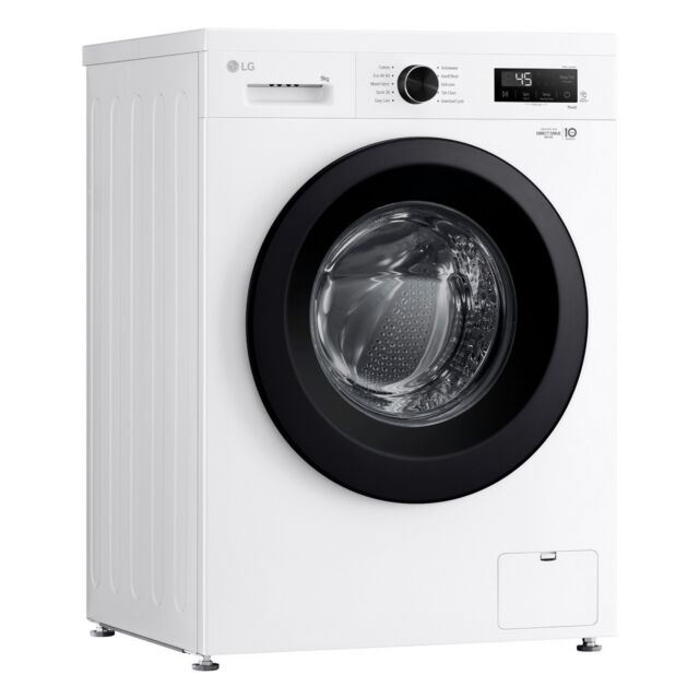 LG F4X1009NWK 9Kg 1400 Spin Washing Machine - White