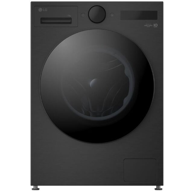 LG F4X7013TBB 13Kg 1400 Spin Washing Machine - Black