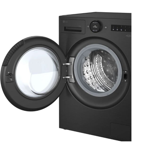 LG F4X7013TBB 13Kg 1400 Spin Washing Machine - Black