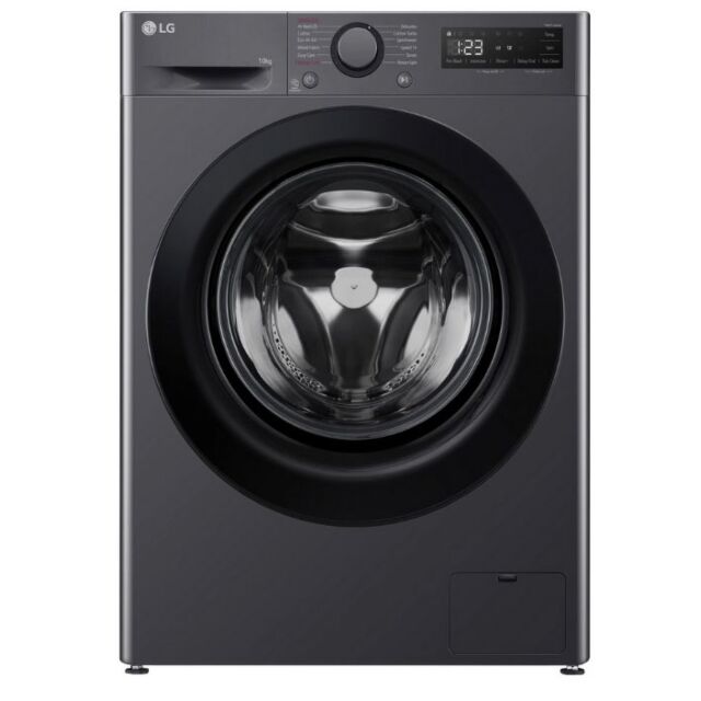 LG F4Y510GBLN1 10Kg 1400 Spin Washing Machine - Slate Grey