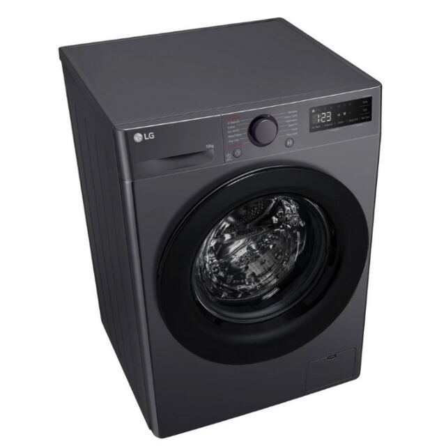 LG F4Y510GBLN1 10Kg 1400 Spin Washing Machine - Slate Grey