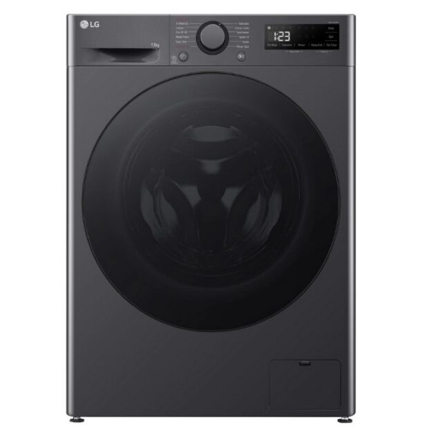 LG F4Y513GBLN1 13Kg 1400 Spin Washing Machine - Slate Grey