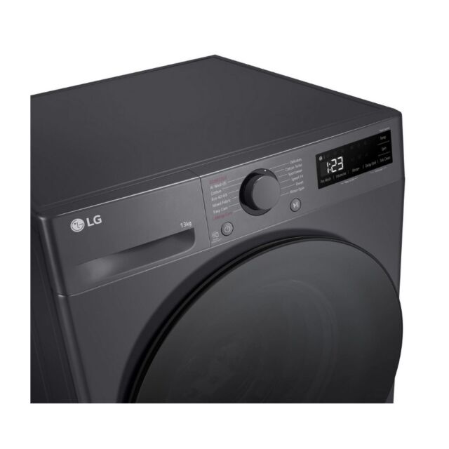 LG F4Y513GBLN1 13Kg 1400 Spin Washing Machine - Slate Grey
