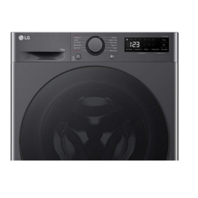 LG F4Y513GBLN1 13Kg 1400 Spin Washing Machine - Slate Grey