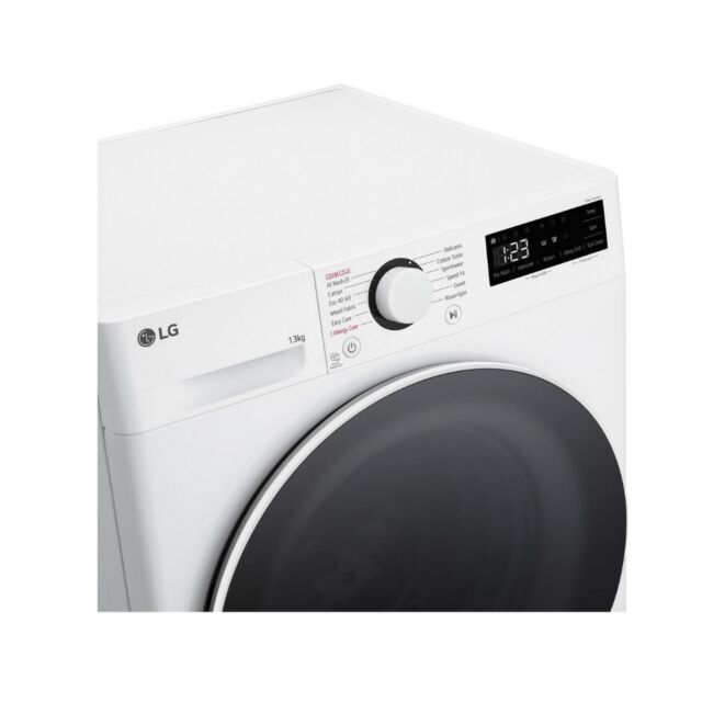 LG F4Y513WWLN1 13Kg 1400 Spin Washing Machine - White