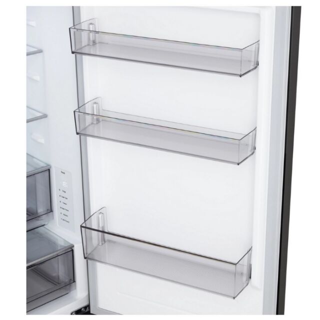 LG GBBSJ10EEP 60/40 Total No Frost Fridge Freezer - Essence Black Steel