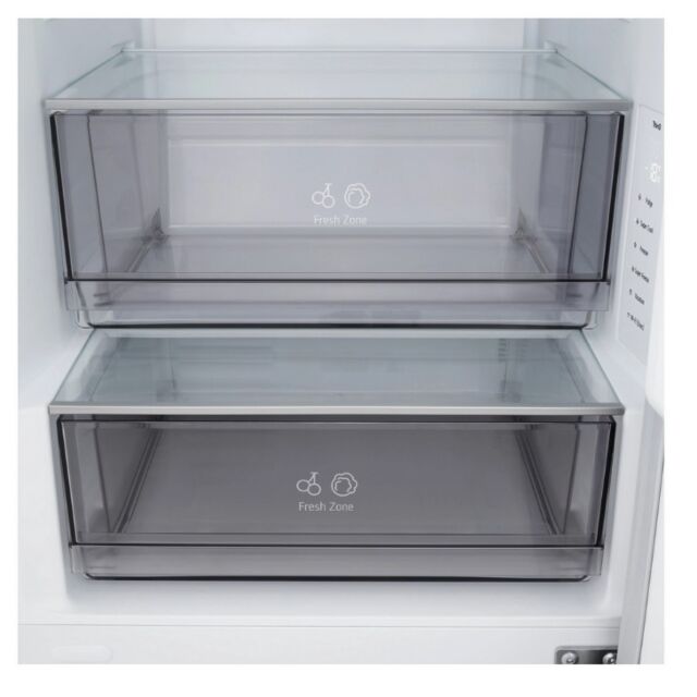 LG GBBSJ10EEP 60/40 Total No Frost Fridge Freezer - Essence Black Steel