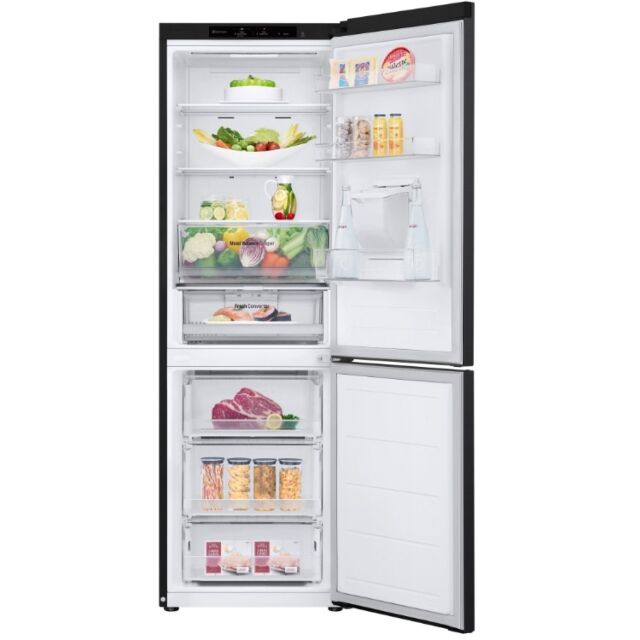 LG GBF3102EEP Naturefresh 60/40 Fridge Freezer - Matte Black