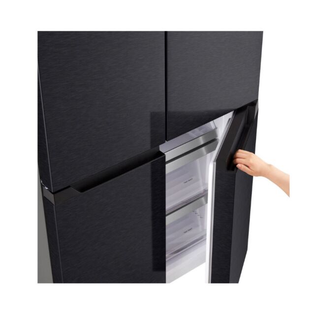 LG GMM42ABBEH American Fridge Freezer - Matte Black