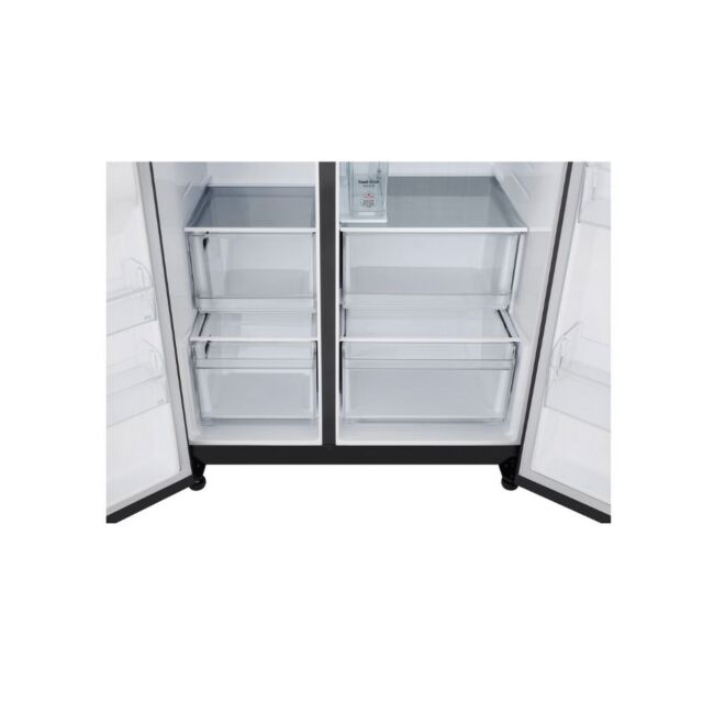 LG GSLC40EPPE 91.3Cm 50/50 Frost Free American Fridge Freezer - Matte Black