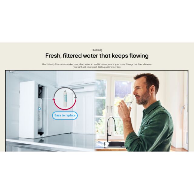 LG GSLC40PYPE 91.3Cm Fridge Freezer - Prime Silver
