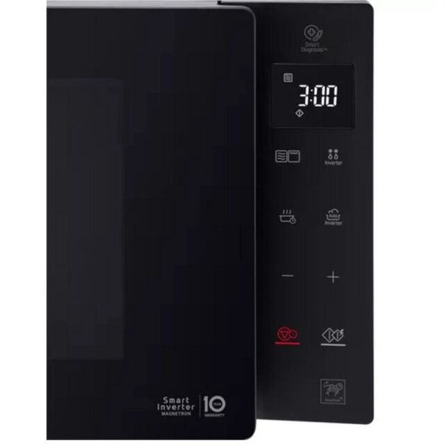 LG MH6535GIS Microwave Oven with Grill and Touch Control Panel - Black