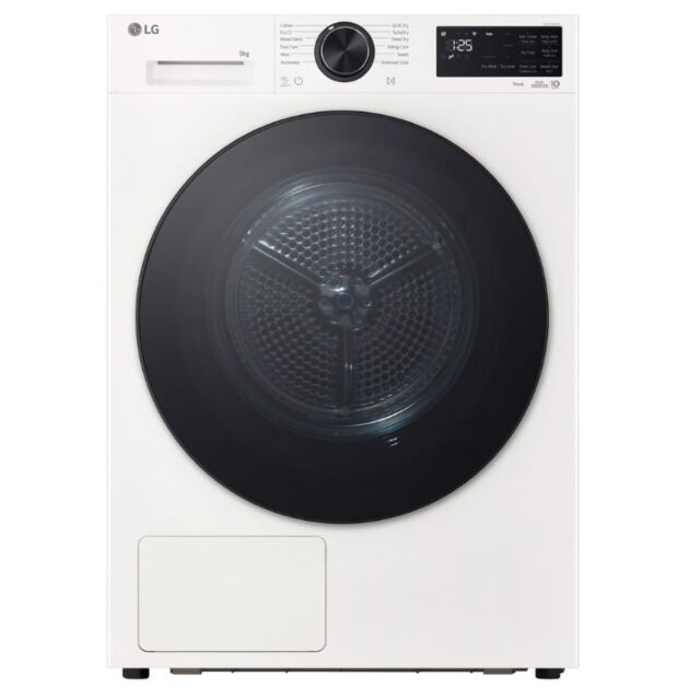 LG RHX5009TWB Series 5 Rhx5009twb 9Kg Heat Pump Tumble Dryer - White