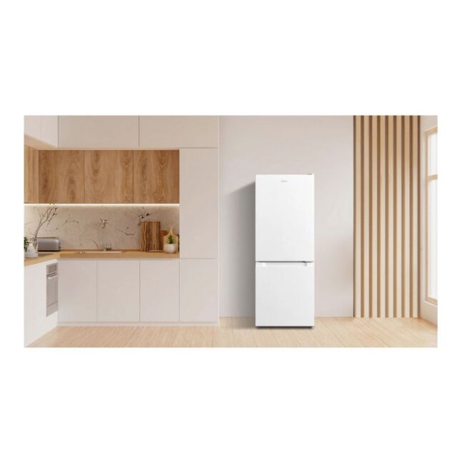 Midea MDRB202FGE01 47Cm 60/40 Low Frost Fridge Freezer - White
