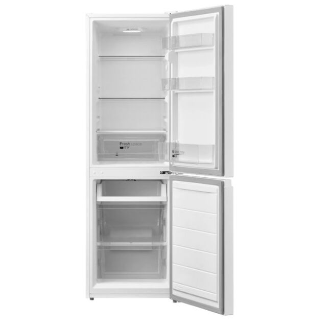 Midea MDRB254FGE01 57Cm 70/30 Total No Frost Fridge Freezer - White