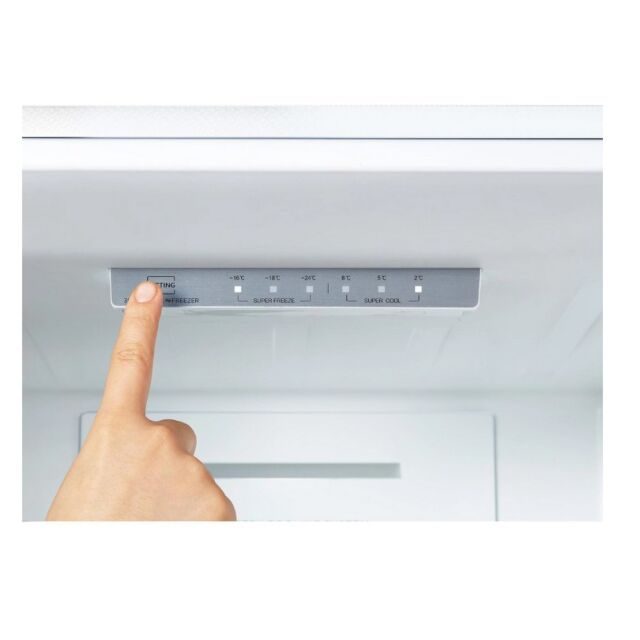Midea MDRB379FGD01 54.7Cm 60/40 Total No Frost Fridge Freezer - White