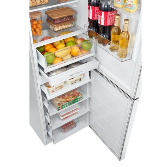 Midea MDRB379FGD01 54.7Cm 60/40 Total No Frost Fridge Freezer - White