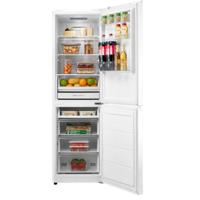 Midea MDRB379FGD01 54.7Cm 60/40 Total No Frost Fridge Freezer - White