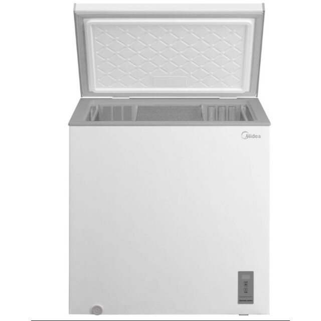 Midea MDRC284FZE01 198 Ltr Static Chest Freezer - White